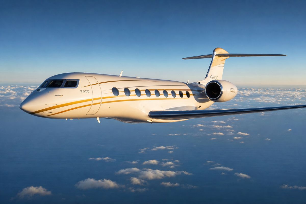 Gulfstream G600: Ultra-Long-Range Business Jet with 6,600 nm Range and Mach 0.90 Cruise Speed