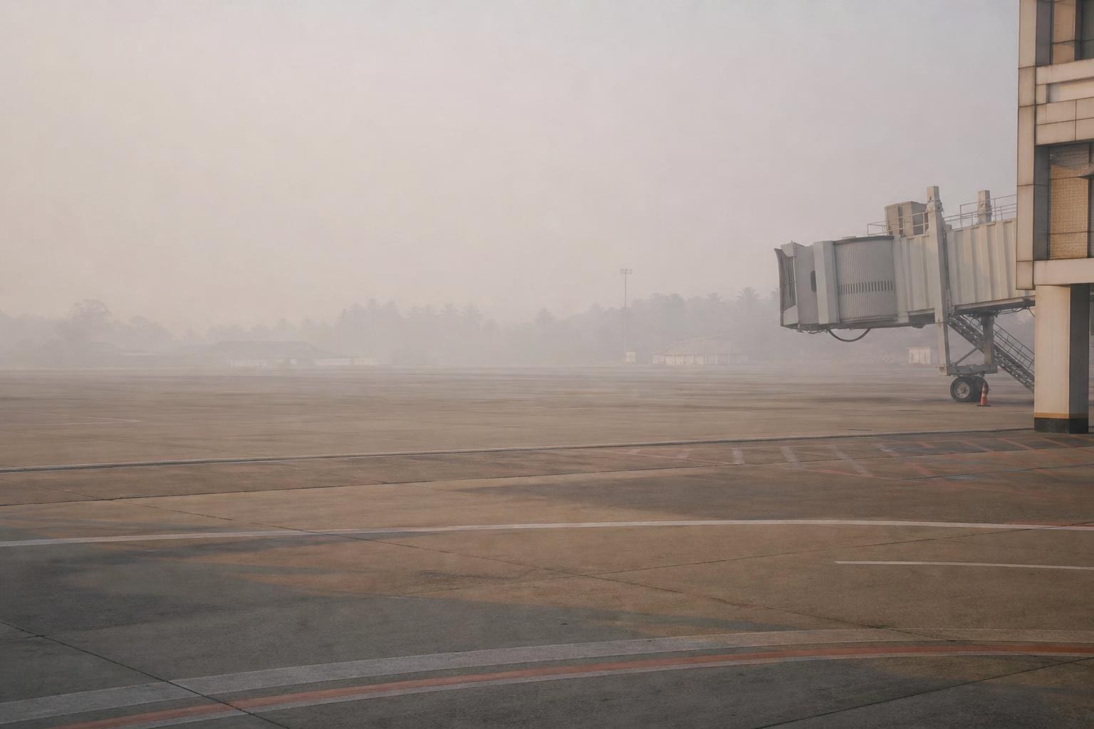 Singkawang Airport Cancels All Flights as Forest Fire Haze Chokes West Kalimantan Skies