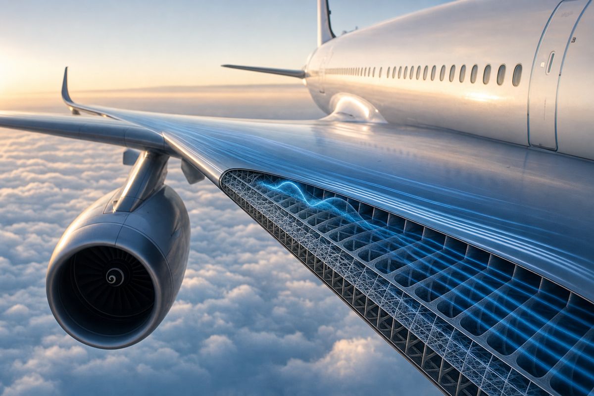 CU Boulder Researcher Discovers Two Phenomena to Reduce Aircraft Drag Using Engineered Subsurface Vibrations