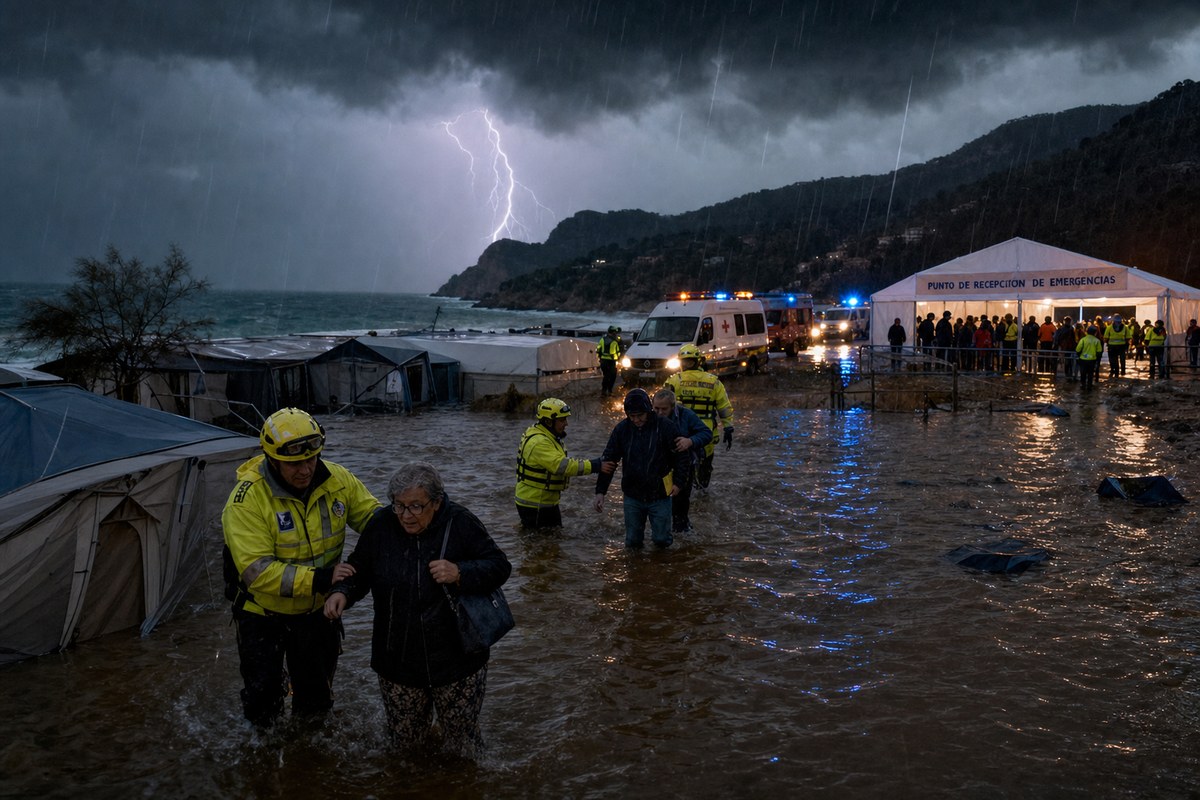 Spain and Portugal Issue Storm Alerts: 300 Evacuated in Catalonia, 11 Injured, Portugal Warns Lisbon and Porto