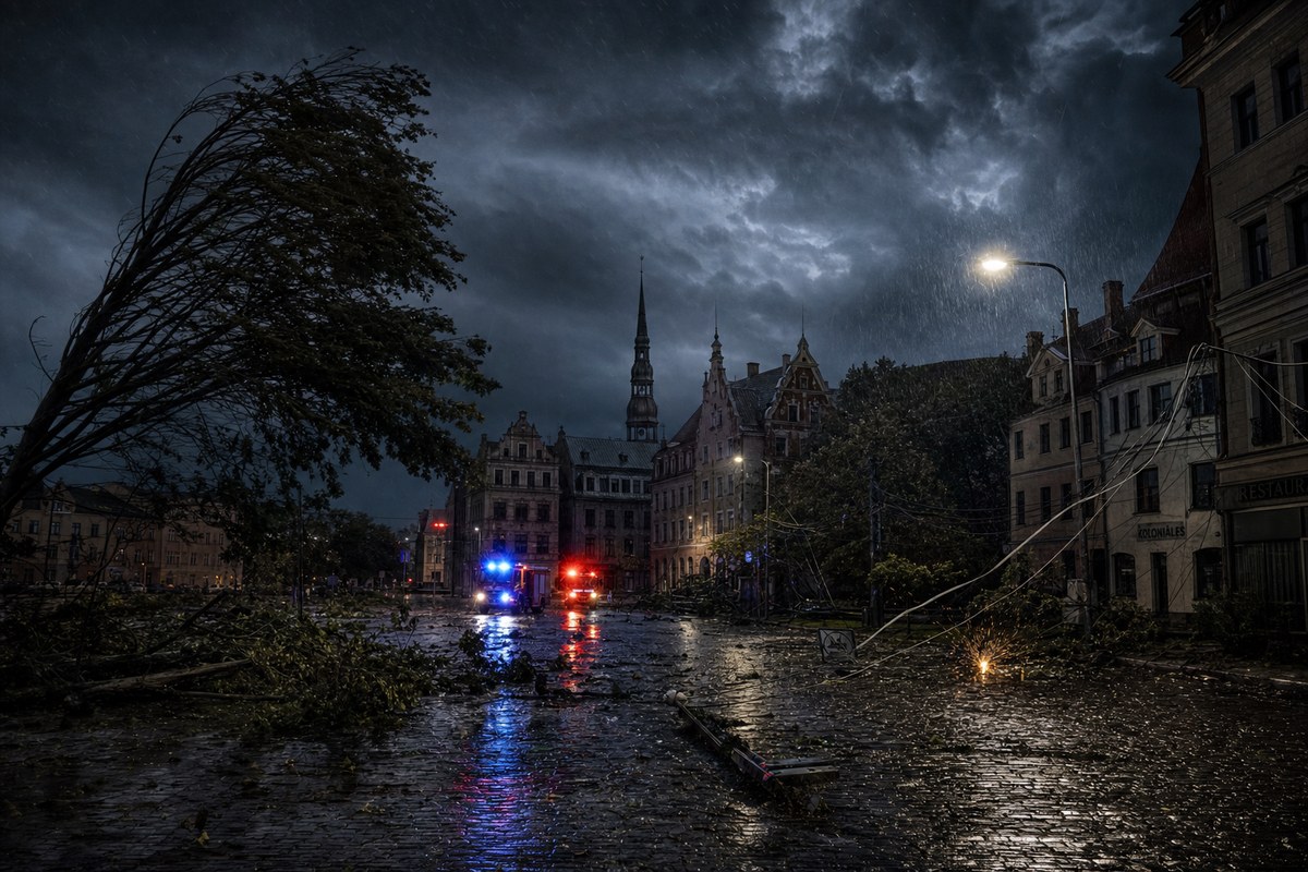 Powerful cyclone kills 2 and cuts power to nearly 500,000 in Latvia and Lithuania
