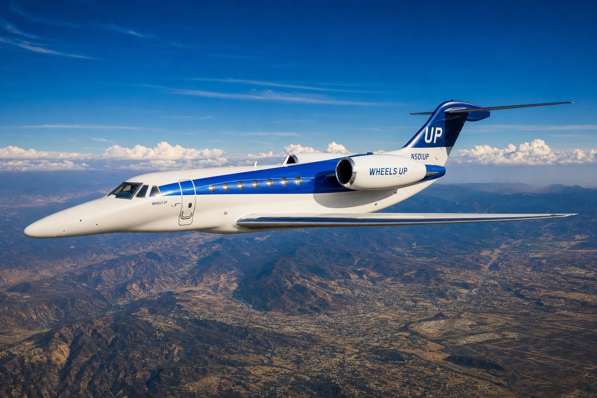 Wheels Up Cessna Citation X (N610WU) Logs Nine Flights Across U.S. and Canada, Aug 18–22, 2026