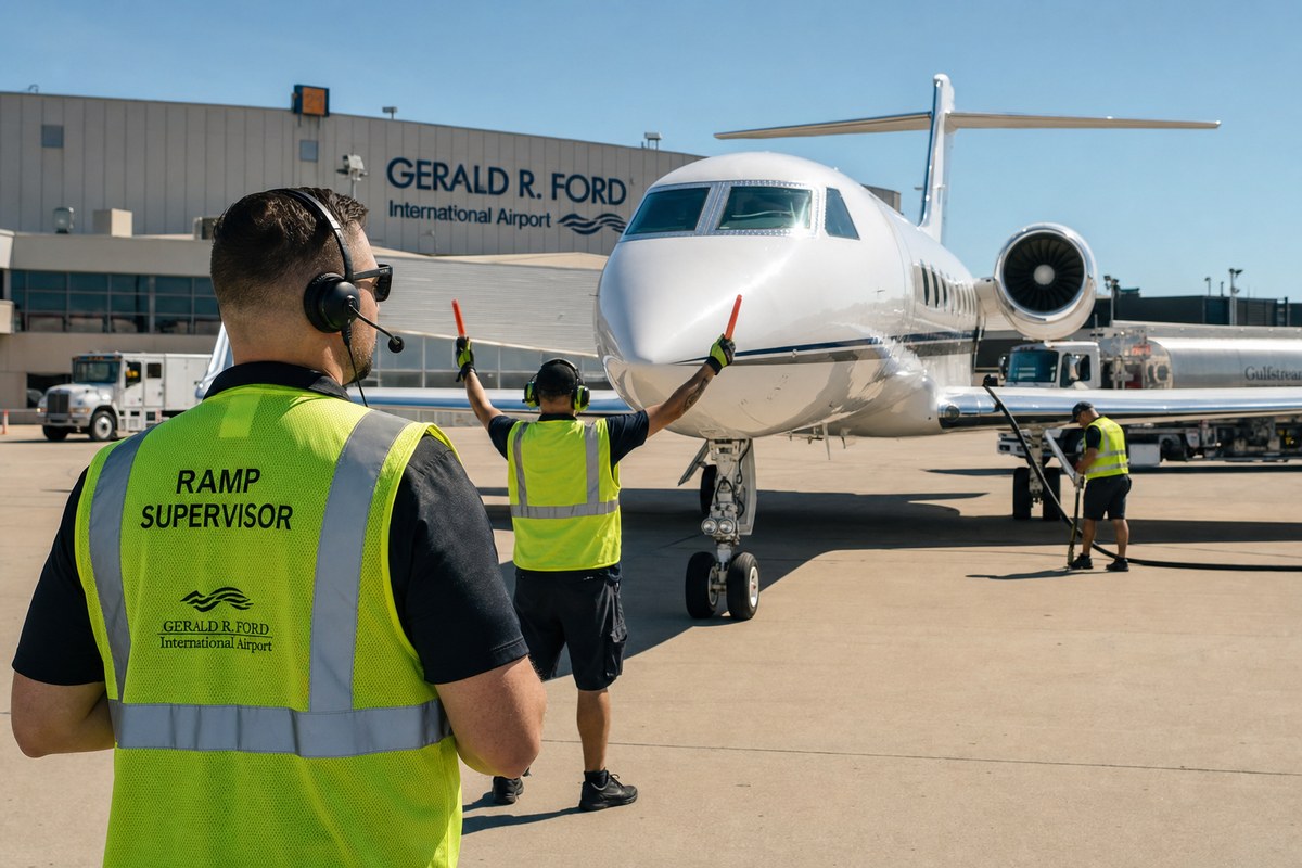 Northern Jet Management Seeks Aviation Ramp Supervisor for Grand Rapids Private Jet Operations