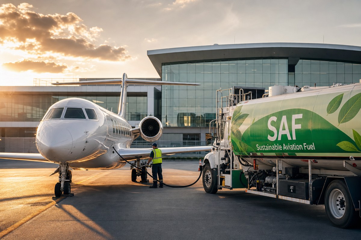 SAF Availability at Business Aviation FBOs Rises to 35 Sites Globally as Lifecycle Emissions Cuts of Up to 80% Become Ac