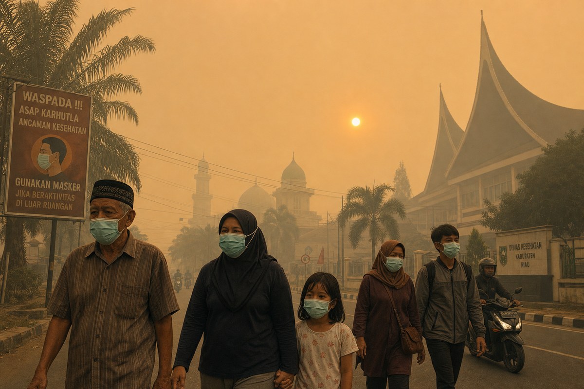 Over 3 Million Indonesians Exposed to Wildfire Haze as Health Ministry Urges Mask Use
