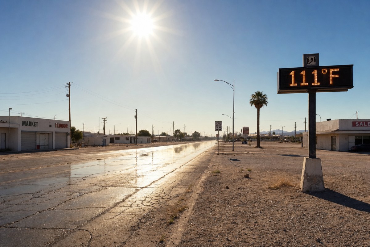 Extreme Heat Warning in Effect Through Saturday 8 PM MST, Temperatures Expected to Reach 111°F