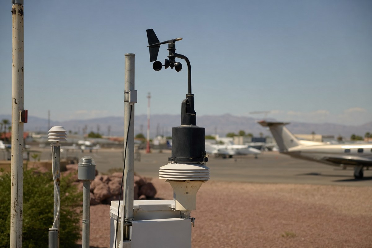 Henderson Executive Airport Reports 104°F Heat with Density Altitude of 6,001 Feet