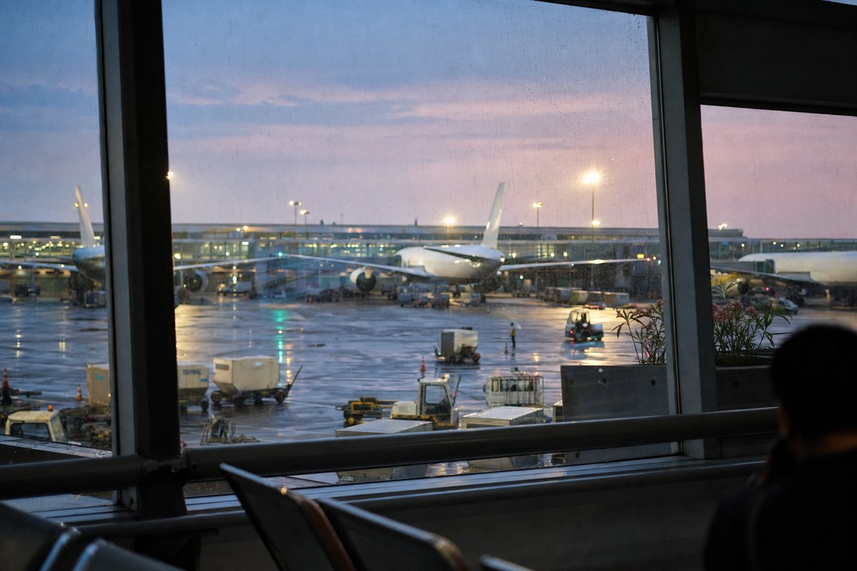 Heavy Rain Disrupts Dozens of Flights at New Delhi's Indira Gandhi International Airport