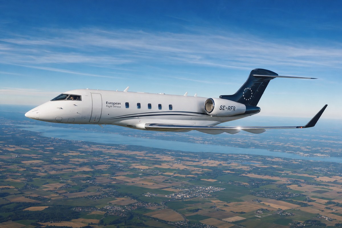 Bombardier Challenger 350 SE-RNT (European Flight Service) Recent Flight History