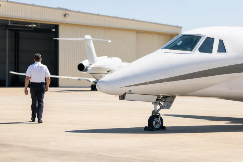 Business jet (file photo)
