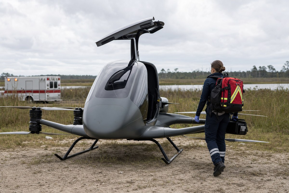 Hyde County Paramedic Becomes First in U.S. to Fly eVTOL to Live 911 Calls; Supreme Court Refuses Air Ambulance IDR Appe