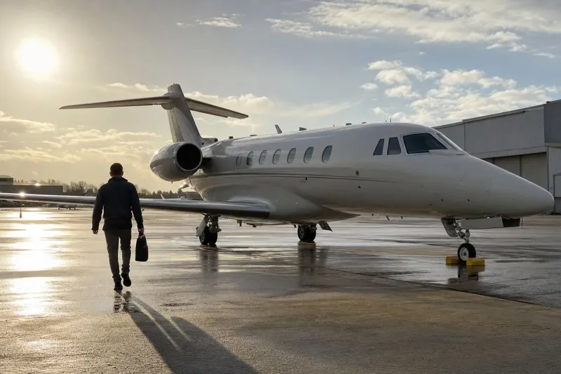 Business jet (file photo)