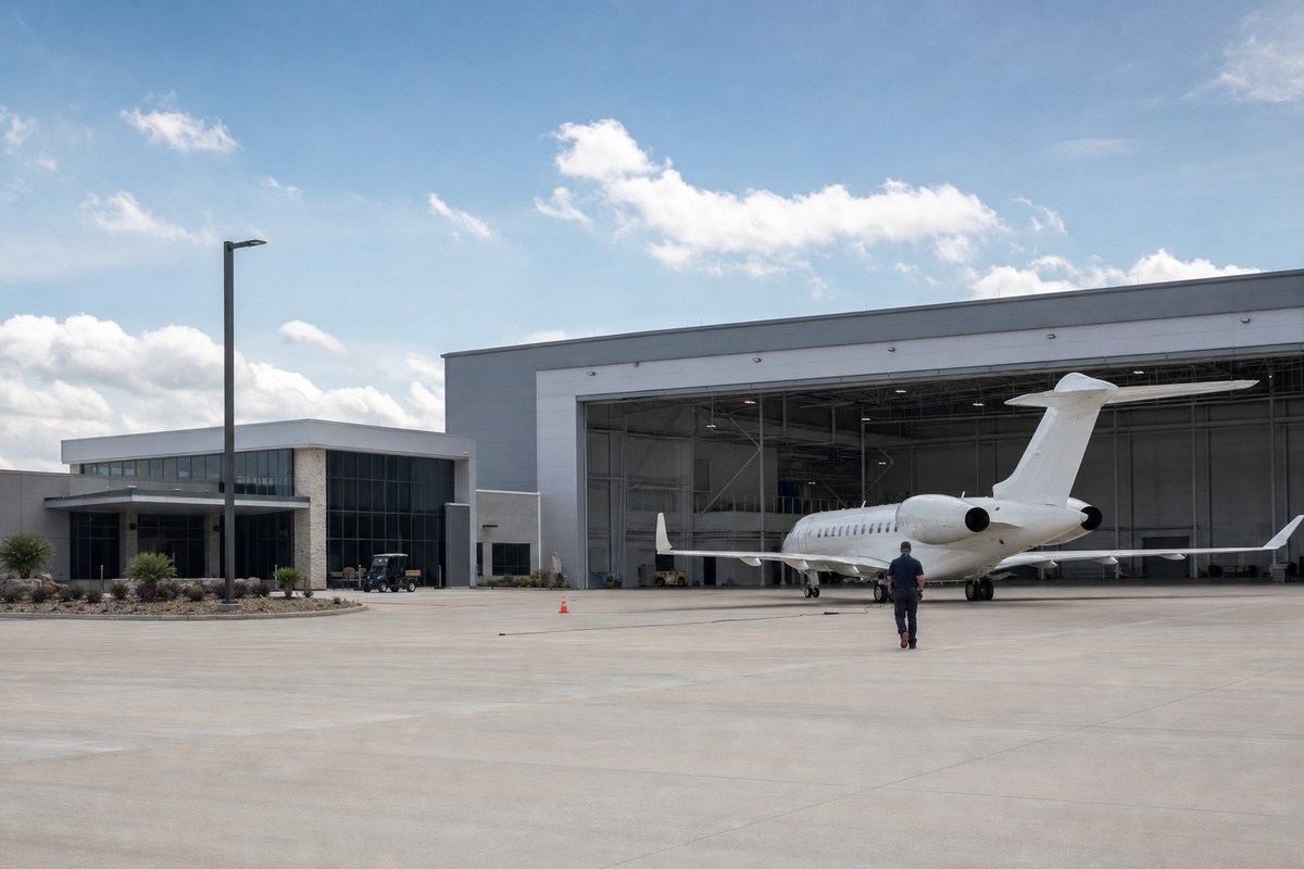 Sky X Opens 10,000-Sq-Ft FBO Terminal Near Hammond, Louisiana, With 30,000-Sq-Ft Hangar