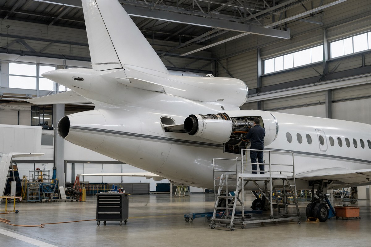 AMAC Aerospace Completes Starlink Installations on ACJ 318 and Gulfstream G550, Reports Recent MRO Activity
