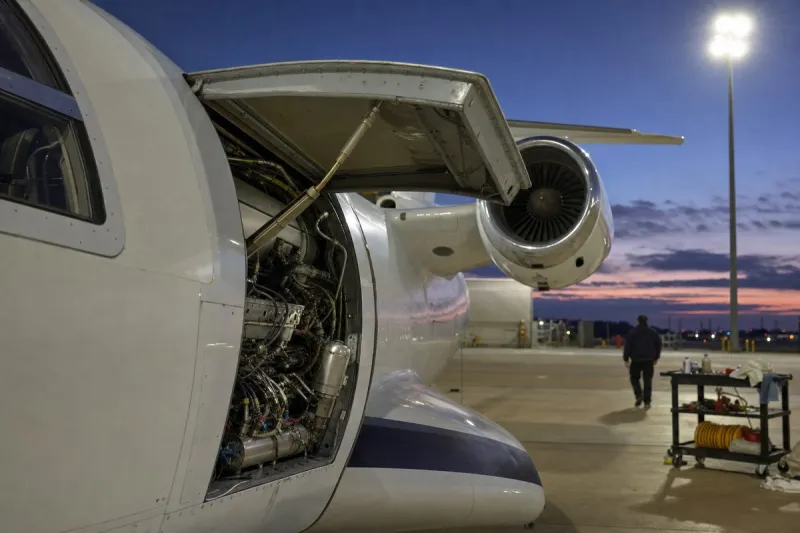 Business jet (file photo)