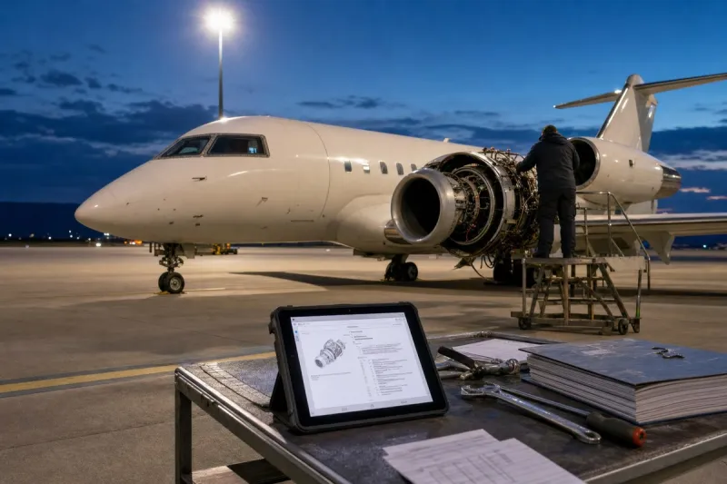 Business jet (file photo)