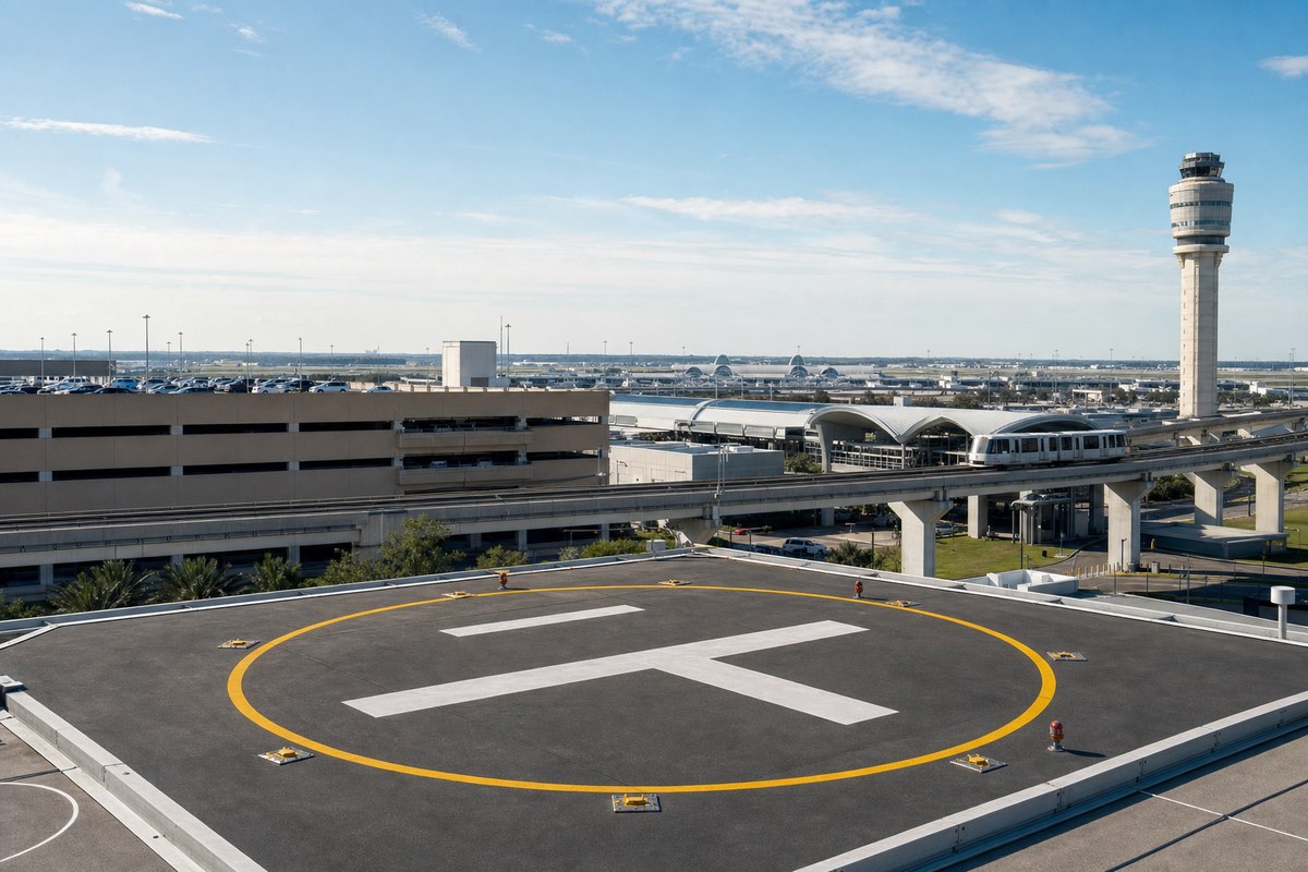 Orlando International Airport Board Approves eVTOL Vertistop Development at MCO