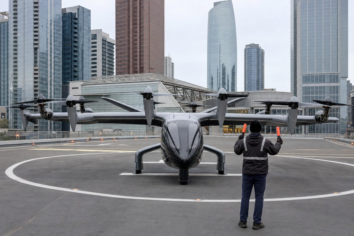 AEG and Archer Aviation Plan Downtown Los Angeles Vertiport at L.A. LIVE for Electric Air Taxi Service