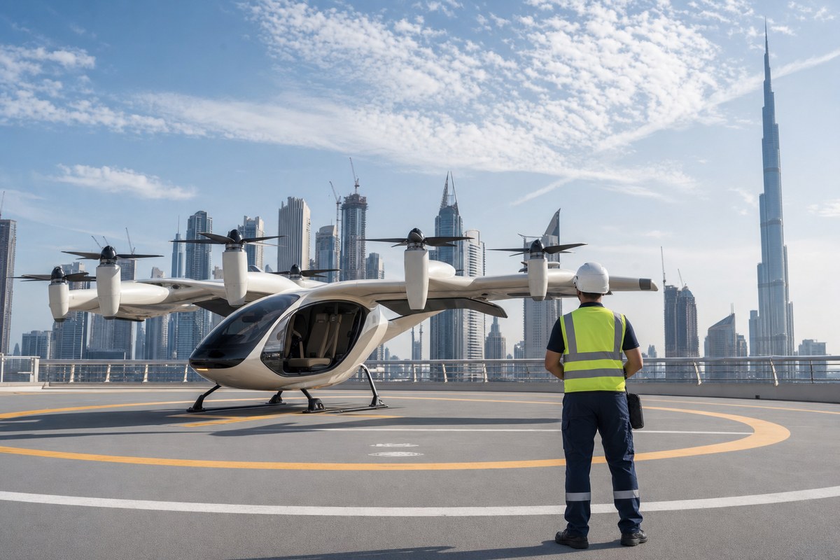 Dubai and US Cities Race to Launch First Commercial eVTOL Air Taxi Services by 2026