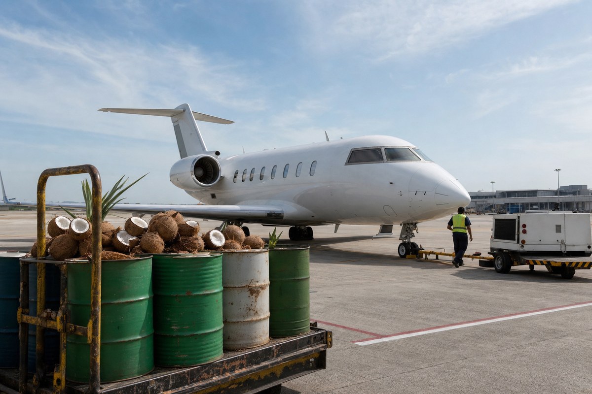 Coconut Oil Falls Far Short as Jet Fuel Alternative: Analysis
