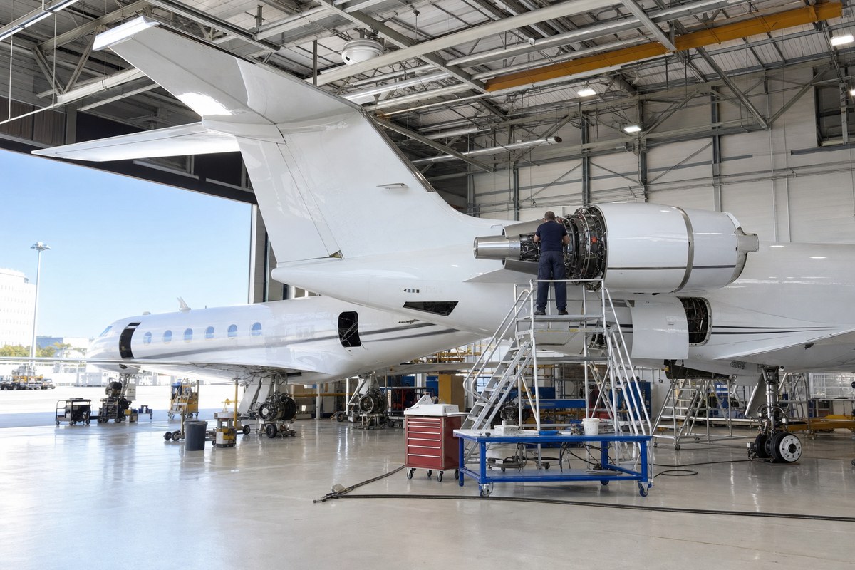 AMAC Aerospace Completes Series of Gulfstream G450, G550 and G650 Maintenance Projects at Basel Facility