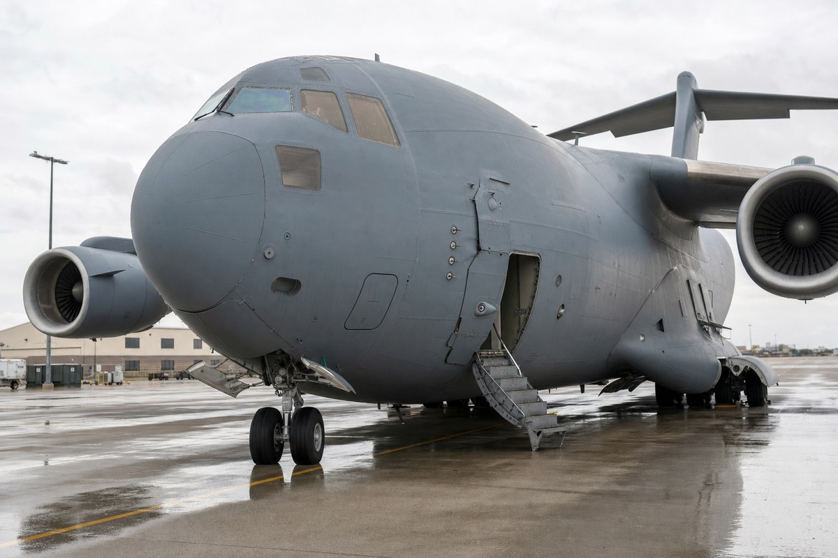 USAF C-17 Grounded 17 Months After Storm Damage Repaired Using Robotic Sheet-Forming Technology