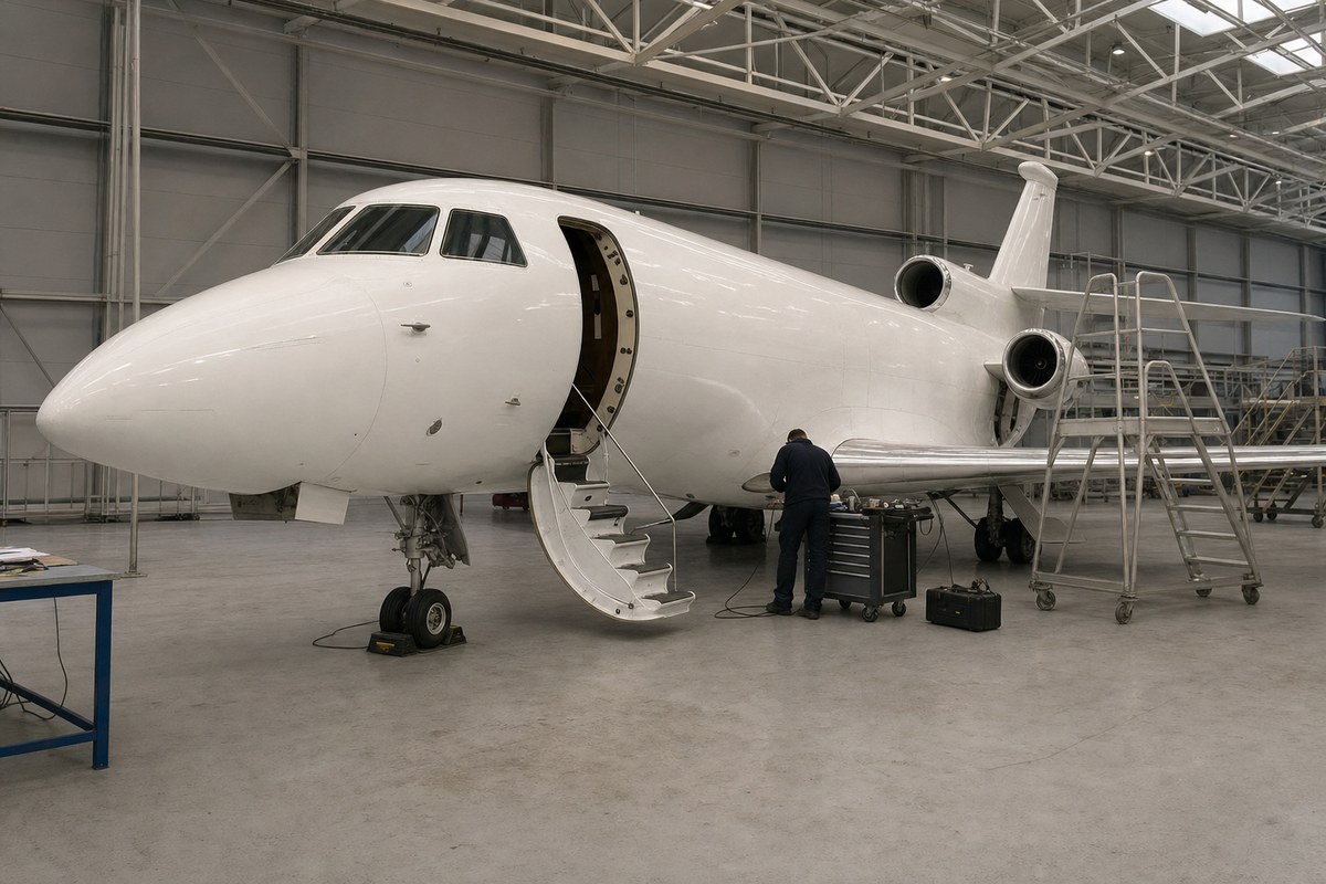 ExecuJet MRO Services Belgium Handles Rat-Damaged Falcon 8X, Expands Avionics Capabilities