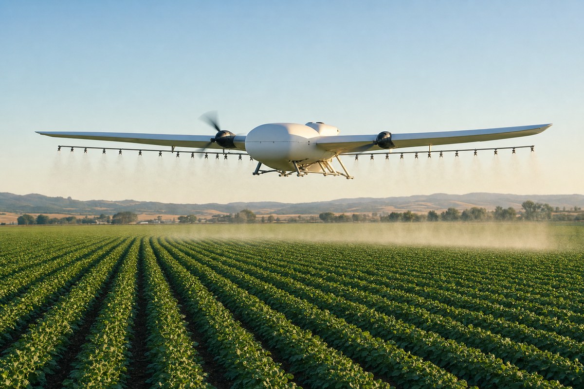 Autonomous crop-spraying planes emerge as commercial leaders in pilotless fixed-wing aviation
