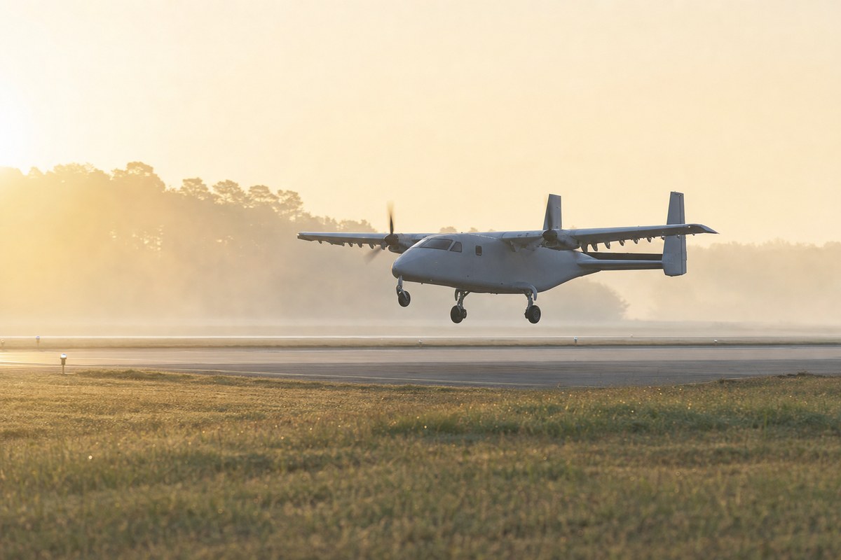Electra's EL2 hybrid-electric aircraft demonstrates ultra-short takeoff and landing at Newport News/Williamsburg Airport