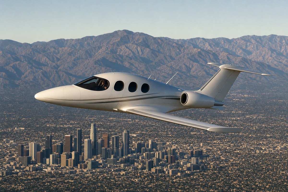 Jay Leno Flies the Cirrus Vision Jet: $3.5M Single-Engine Carbon Fiber Jet With Emergency Autoland Button