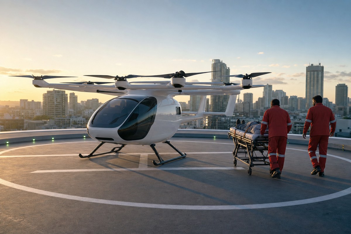 Manipal Hospitals, Sarla Aviation and Aeromed Sign MoU to Develop eVTOL Emergency Medical Transport in India