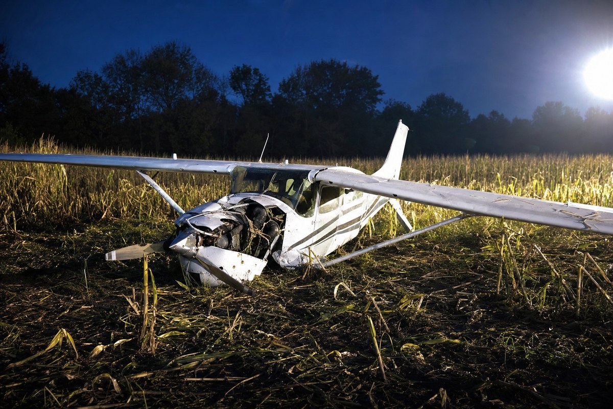 NTSB Investigating Cessna 210 Crash Near Dawson Springs, Kentucky; Two Occupants Uninjured