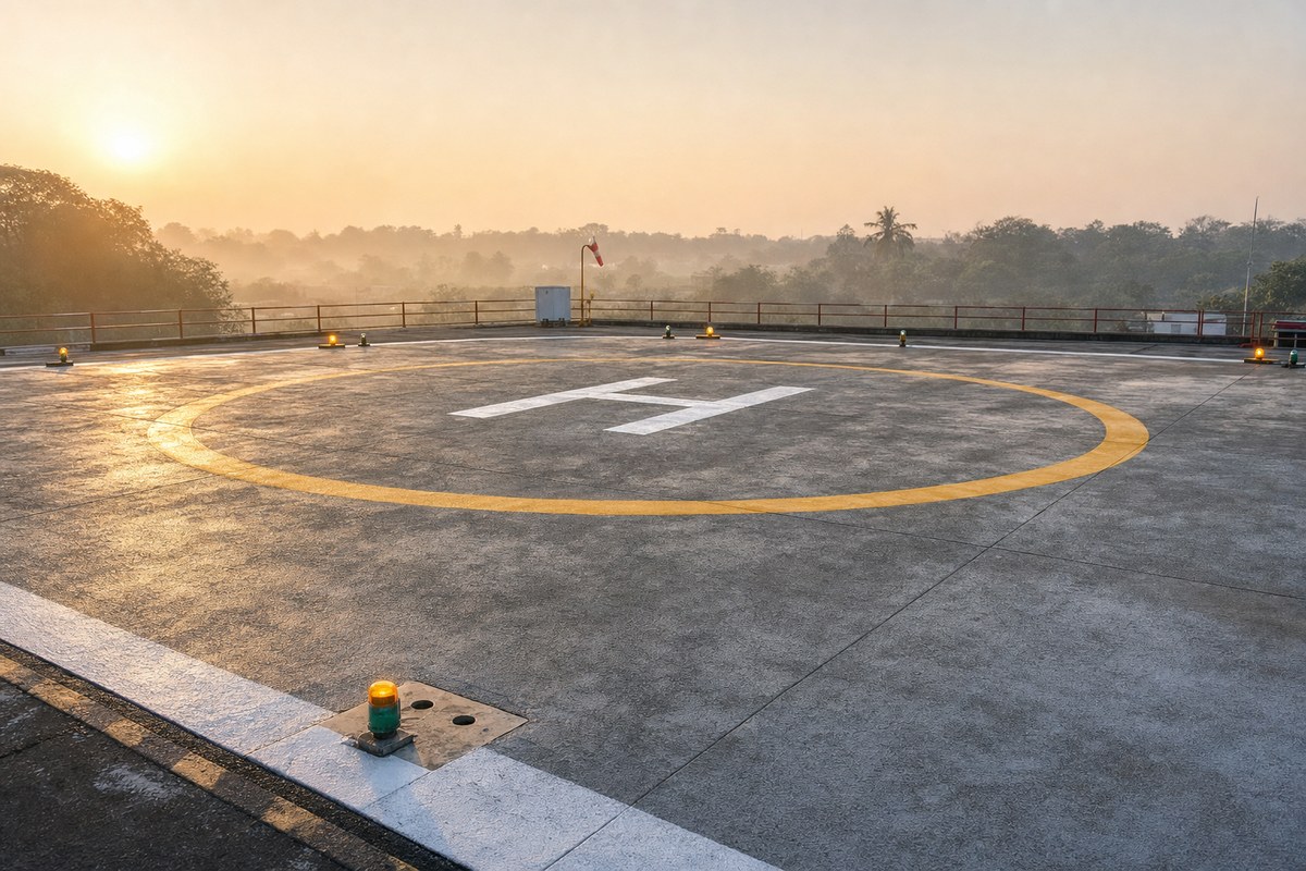 Gujarat Government Orders Quarterly Helipad Inspections and Immediate Repairs to Keep All Sites Operational