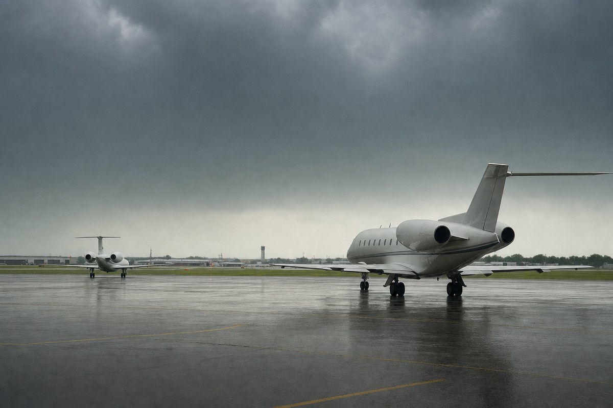 FAA Issues Ground Stop at Houston Hobby Airport Due to Thunderstorms from Tropical Depression Edouard