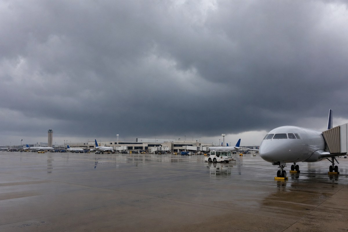 FAA Issues Ground Stop at Houston's Bush Intercontinental Airport Due to Severe Weather