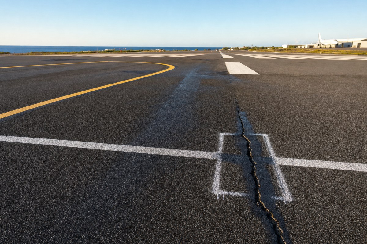 Kona Airport Runway Reopens After Emergency Closure Triggered by Runway Crack