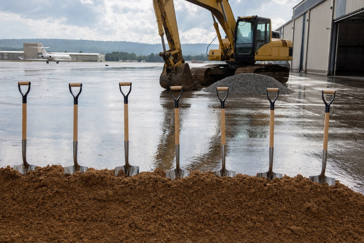 Martin Aviation and Scottsboro Airport Break Ground on New Maintenance Hangar