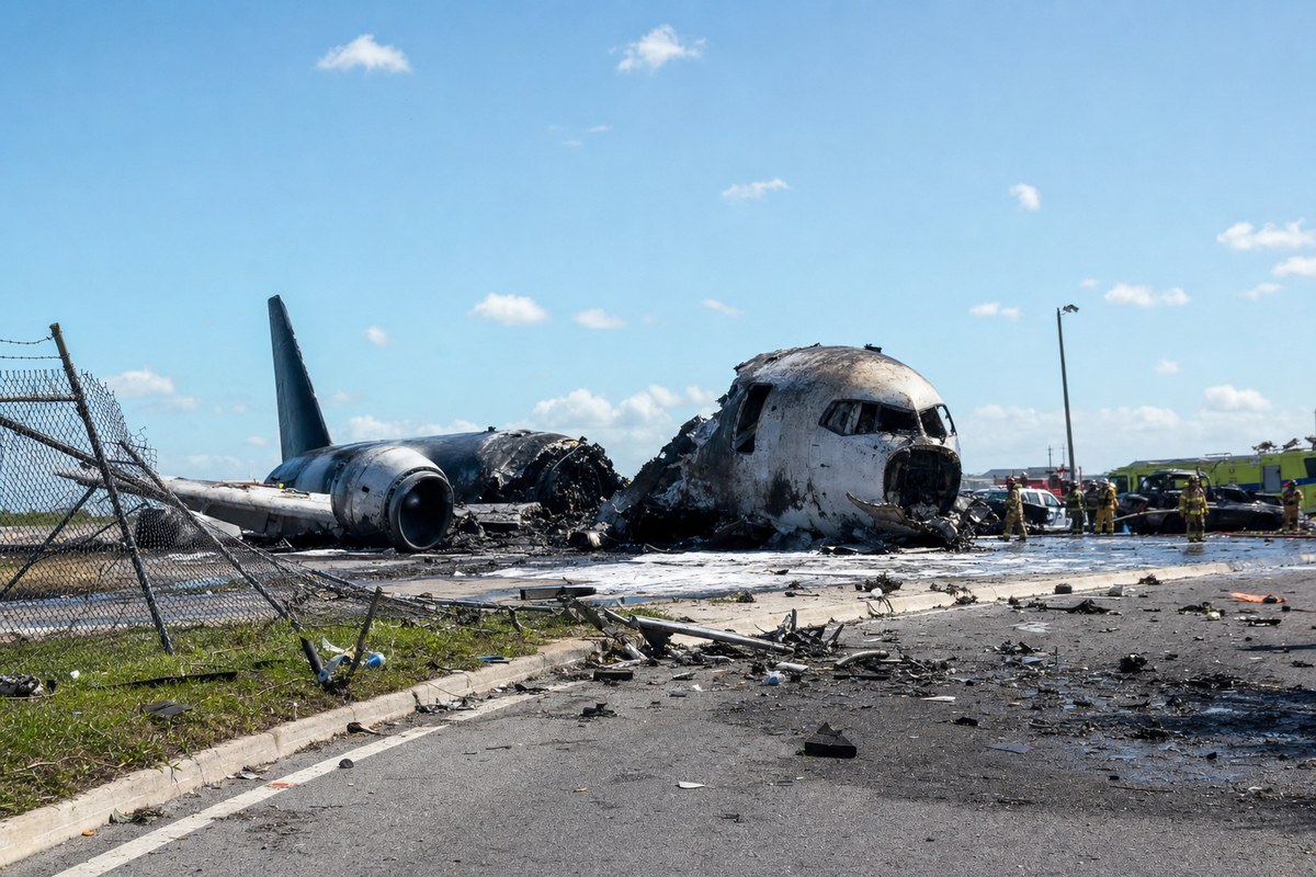 Miami Airport Disruption Continues After Boeing 767 Cargo Crash Kills Five