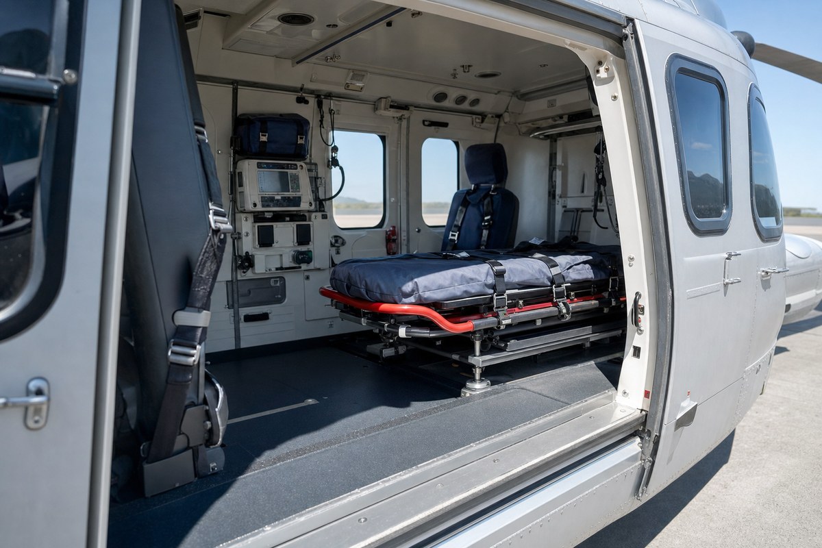Gama Aviation Sets Out Design-Led Approach to Infection Control in Air Ambulance and HEMS Operations