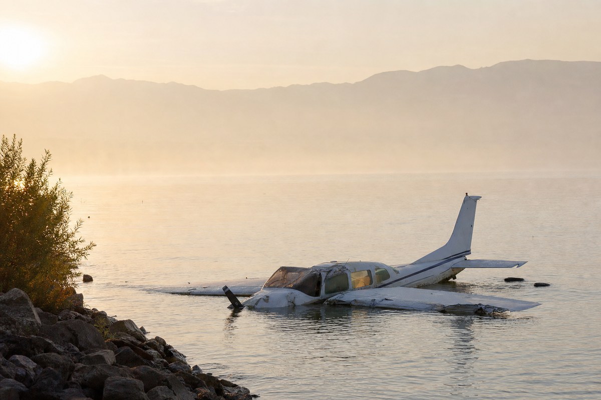 NTSB Preliminary Report: Moderate to Severe Turbulence Preceded Fatal Utah Lake Plane Crash That Killed Student Pilot