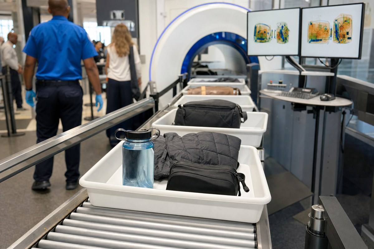 TSA Considers Allowing PreCheck Members to Carry Full Water Bottles at CT-Equipped Airports