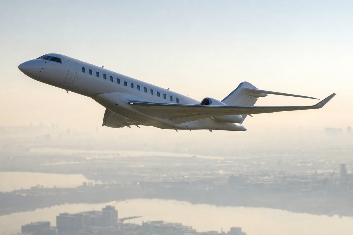 Bombardier Global 8000 Receives UK CAA Approval to Land at London City Airport