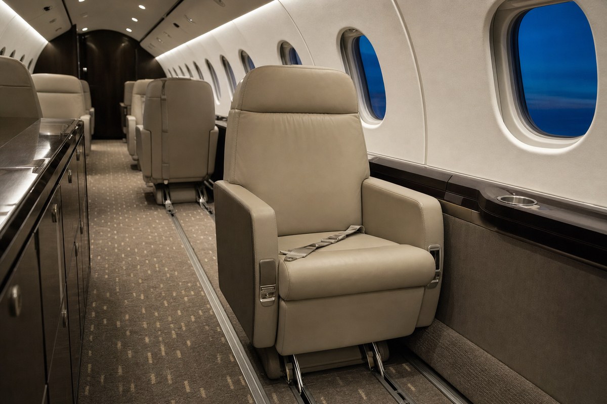FAA Proposes Airworthiness Directive for Dassault Falcon Jets Over Sliding Seat Risk