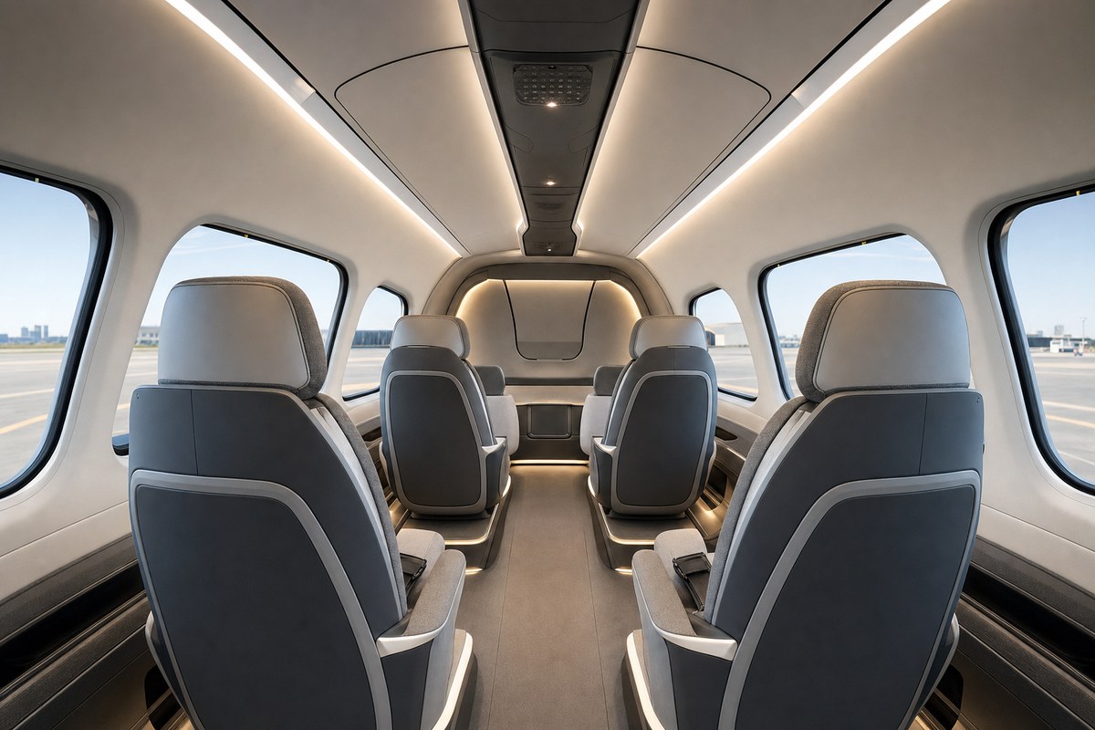 eVTOL Cabin Lighting Market Projected to Reach USD 93.1 Million by 2036, Driven by Certification Demands and Urban Air M