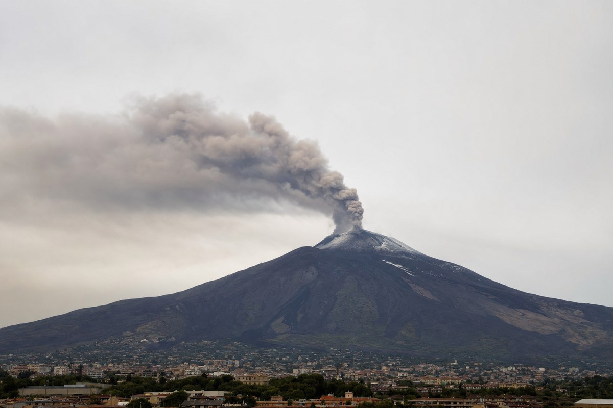 Catania Airport Suspends Arrivals Again Due to Mount Etna Volcanic Ash
