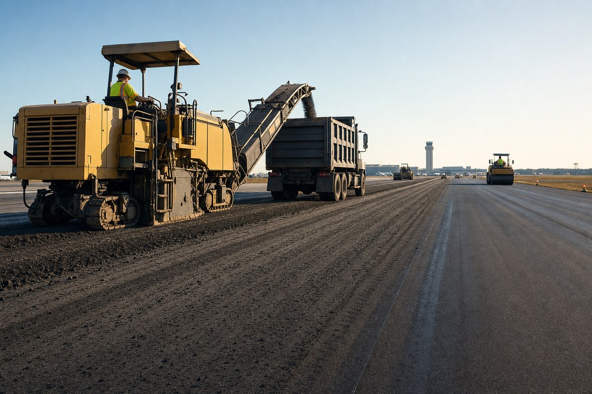 Greenville-Spartanburg International Airport begins $27.7 million runway repaving project