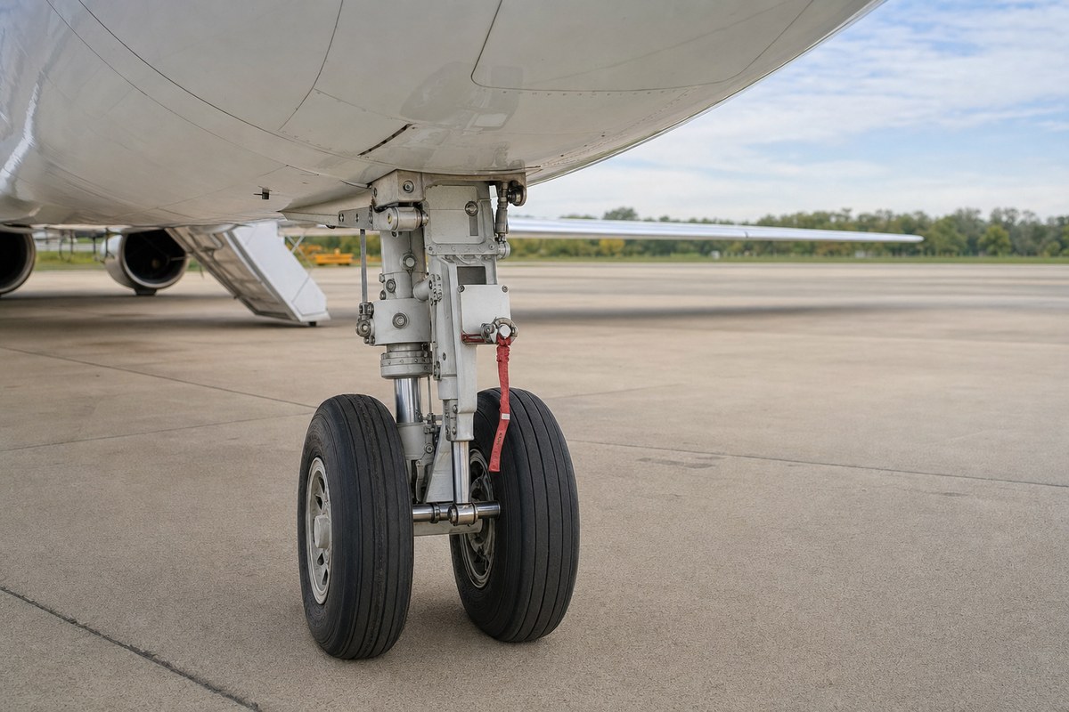 Forgotten Safety Pin on Nose Gear Preceded Gulfstream IV Runway Excursion at KSUS