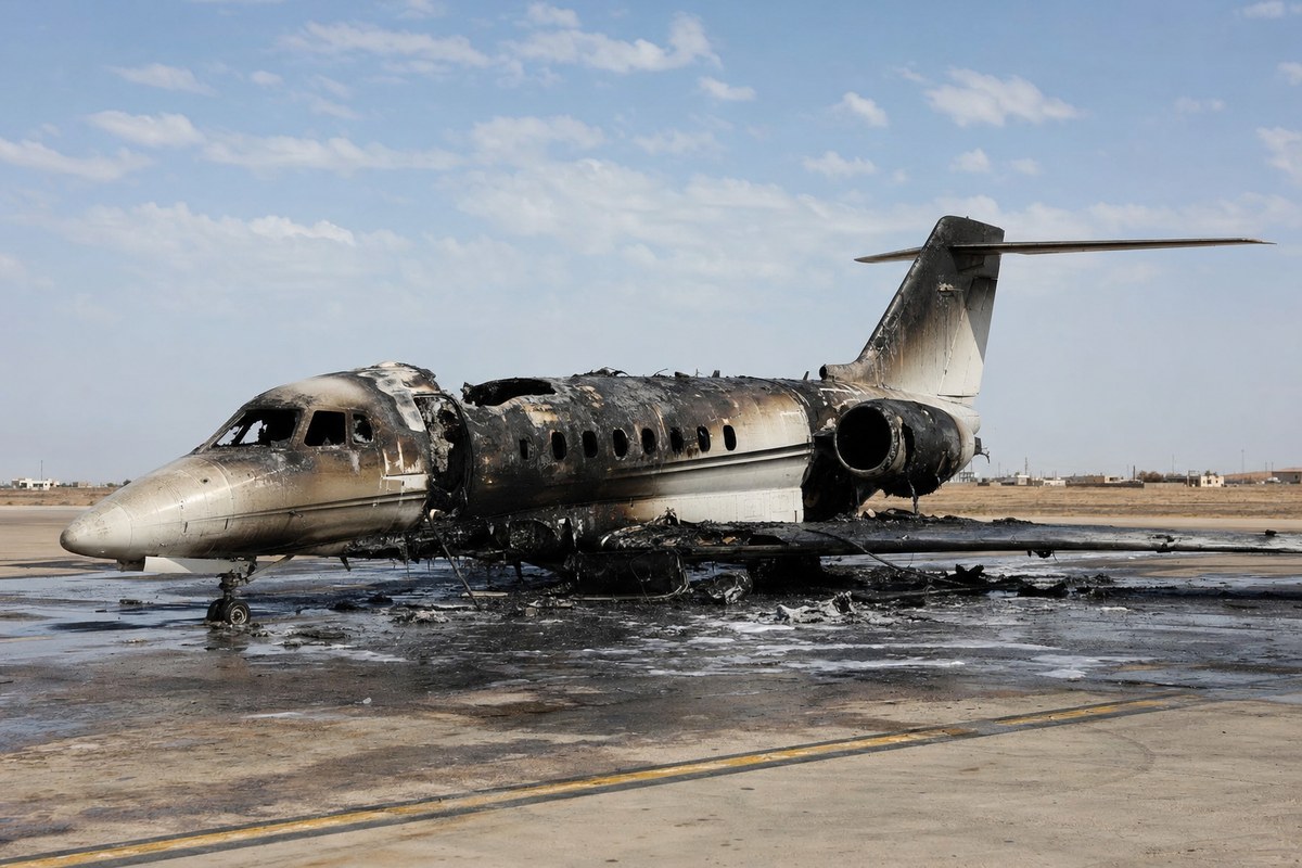 Both pilots of crashed new private jet accused of flying drunk at Libyan airport