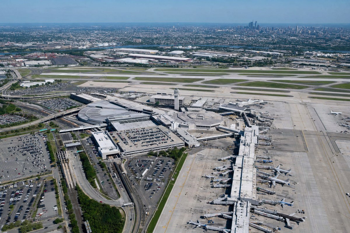Equipment failure and severed wire ground hundreds of flights at Philadelphia International Airport