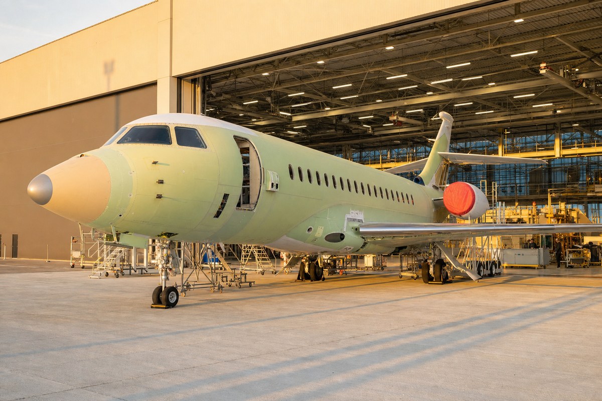 Dassault Rolls Out First Falcon 10X at Bordeaux-Mérignac, Eyes 2027 Entry Into Service